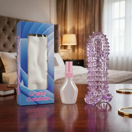 Crystal Condom for Men Reuseable Box